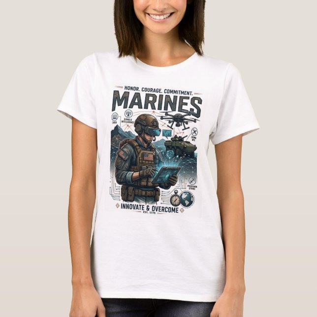 Marin skjorta  t shirt (Framsida)
