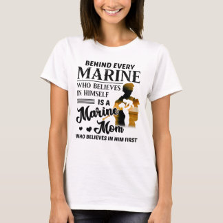 Marin som Tro själv är en marin Mamma veteran T Shirt
