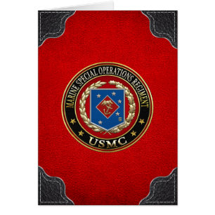 Marin- speciell funktionsRegiment (MSOR) [3D] Hälsningskort