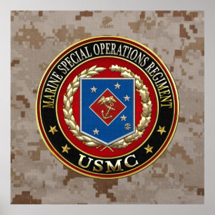 Marin- speciell funktionsRegiment (MSOR) [3D] Poster