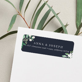 Marin | Växthusets botaniska Returadress Etikett