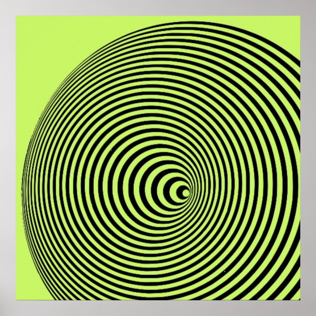 Marina Apollonio Print (Grönt) Poster (Framsidan)