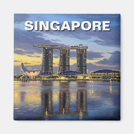 Marina Bay Sands Singapore Magnet
