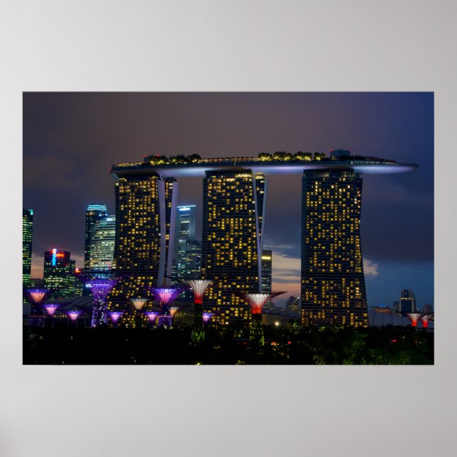 Marina Bay Sands Singapore Poster (Framsidan)