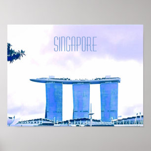 Marina Bay Sands Singapore-resa Poster