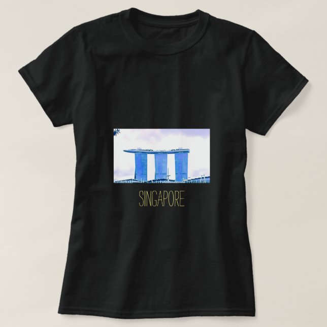 Marina Bay Sands Singapore-resa T Shirt (Design framsida)