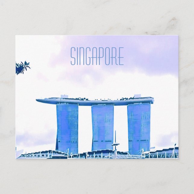 Marina Bay Sands Singapore-resa Vykort (Framsida)