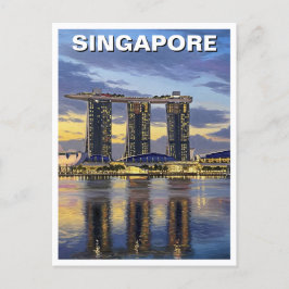 Marina Bay Sands Singapore Vykort