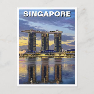 Marina Bay Sands Singapore Vykort
