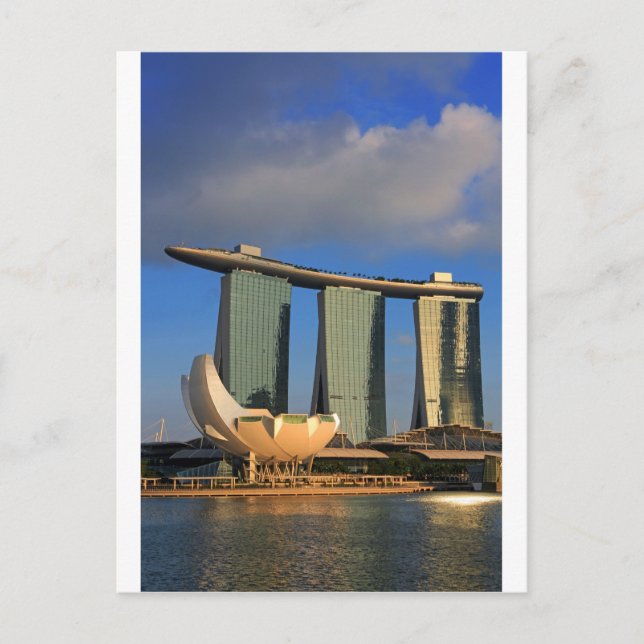 Marina Bay Sands Singapore Vykort (Framsida)