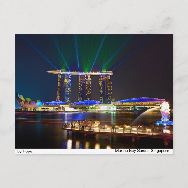 Marina Bay Sands Vykort (Framsida)