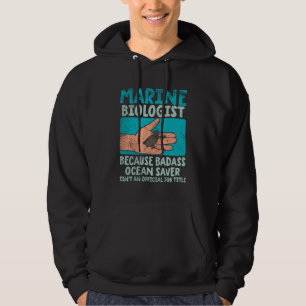 Marina biologer hoodie