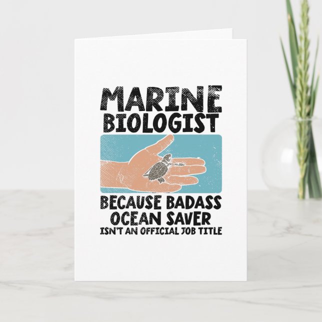 Marina biologer kort (Framsida)