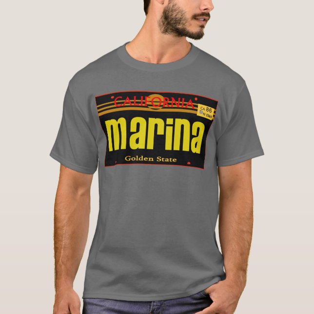 Marina,Ca - T-Shirt (Framsida)