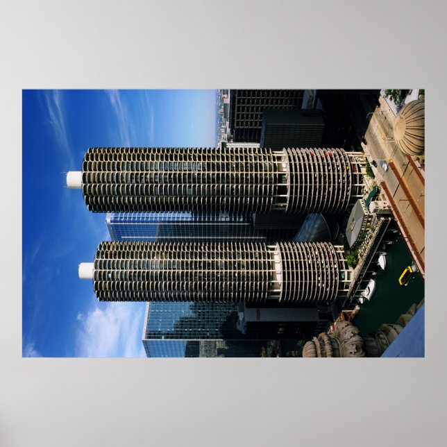 Marina City Chicago Poster (Framsidan)