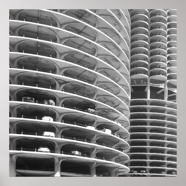 Marina City Chicago Poster (Framsidan)