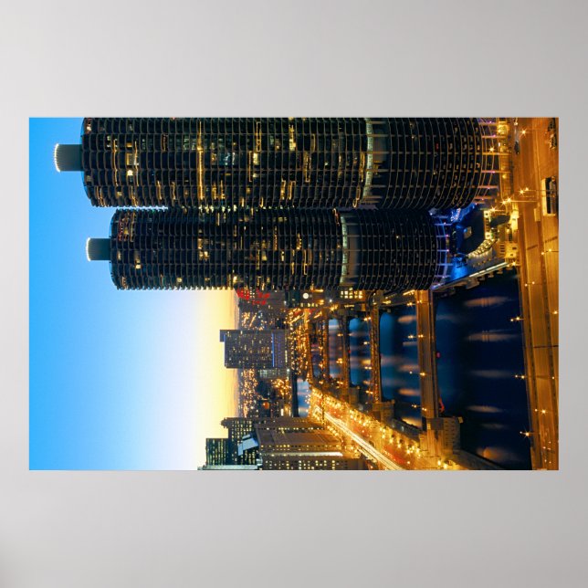 Marina City Chicago Poster (Framsidan)