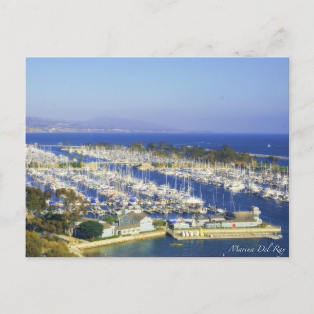 Marina Del Ray Postcards Vykort (Framsida)