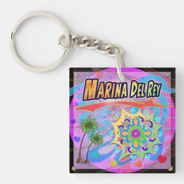 Marina Del Ray True Progress-nyckelkedja (Framsidan)