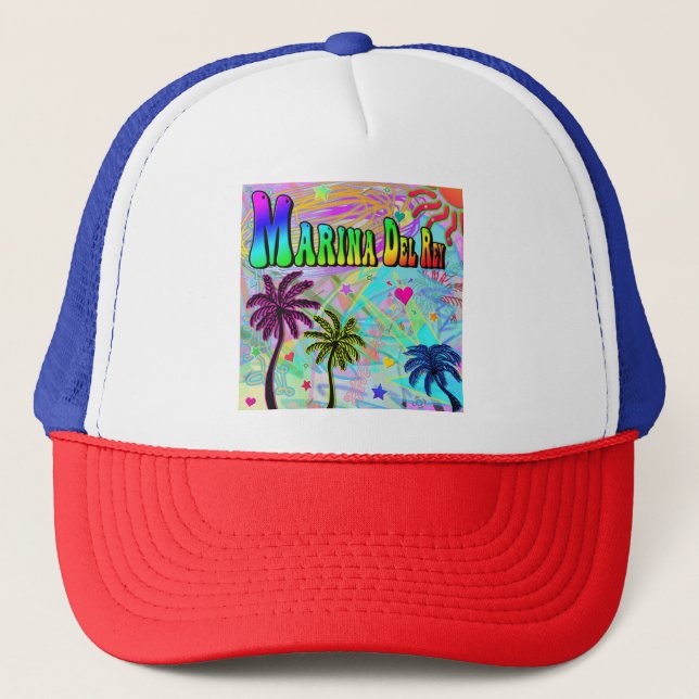 Marina Del Ray Vivid Romantik Hat Keps (Framsida)