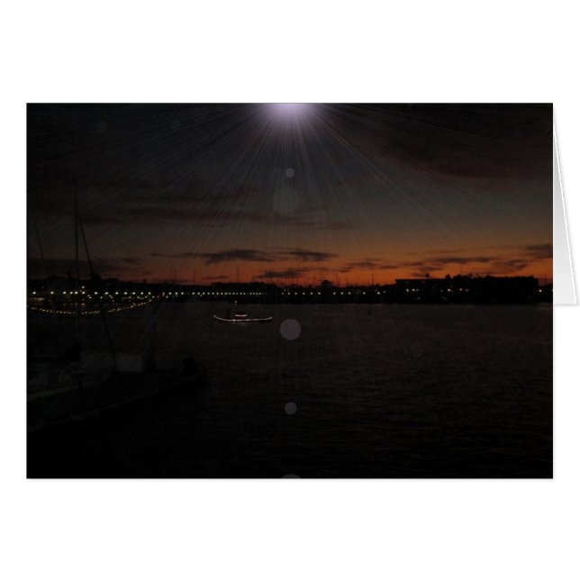 Marina Del Rey 2012 Hälsningskort (Framsidan Horizontal)