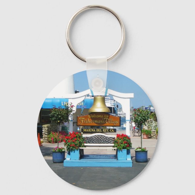 Marina Del Rey Keychain! Nyckelring (Framsida)