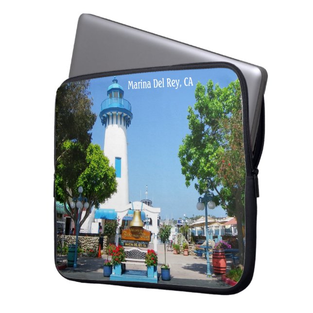 Marina Del Rey Laptop sleeve! Sleeve (Framsidan Vänster)