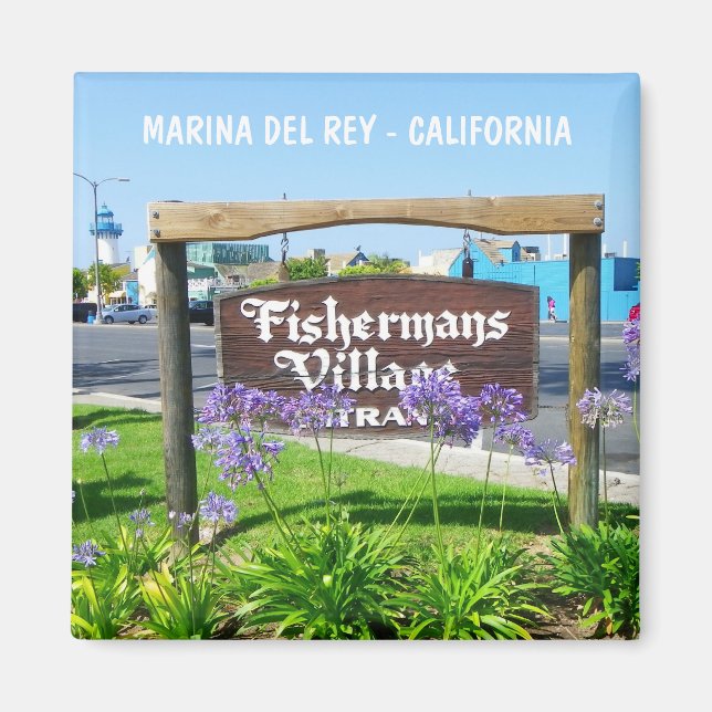 Marina Del Rey Magnet! Magnet (Framsidan)