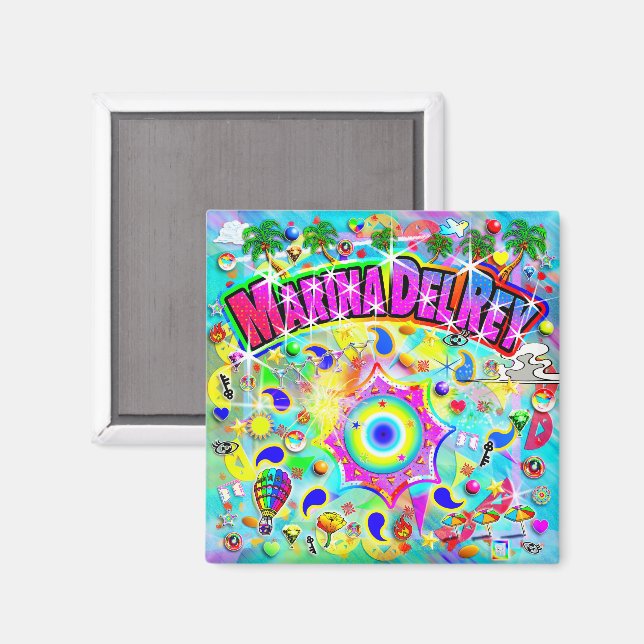 Marina Del Rey Mystisk Dans Magnet (Front/Back)