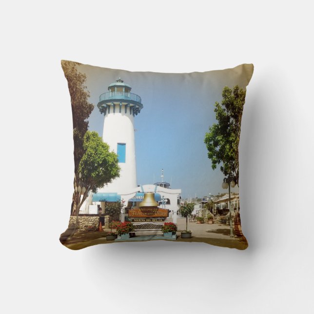 Marina Del Rey Pillow! Kudde (Framsida)
