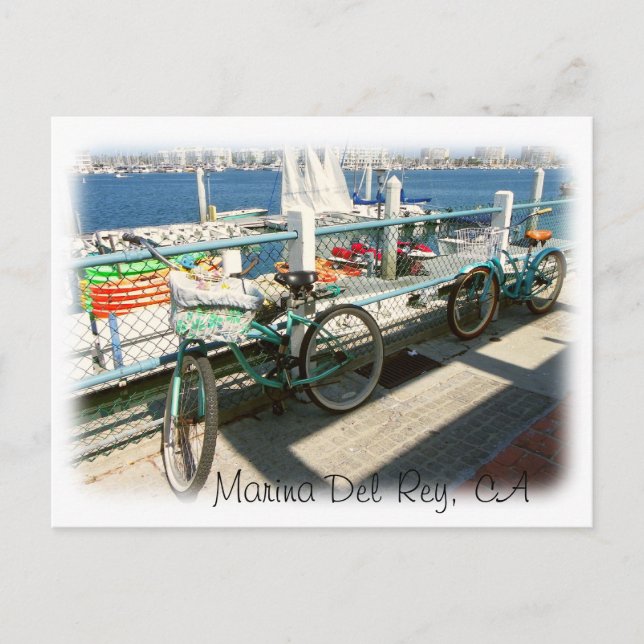 Marina Del Rey Postcard! Vykort (Framsida)