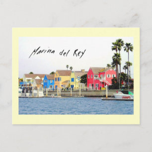 Marina del Rey Postcard Vykort