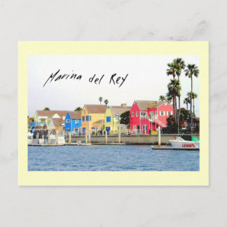 Marina del Rey Postcard Vykort