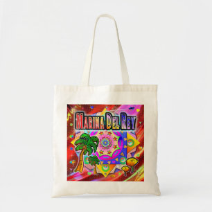 Marina Del Rey Tropical Friends Tote Bag Tygkasse