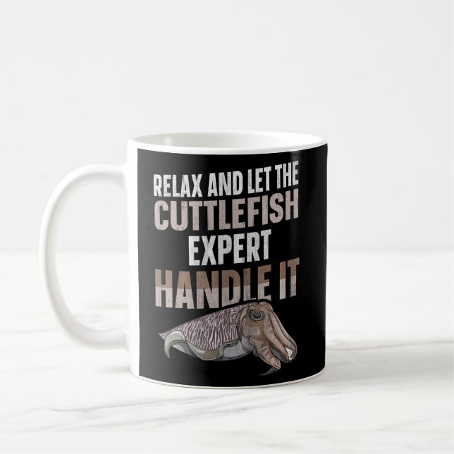 Marina djur Kuttlefiskar för Cephalopod Kaffemugg (Vänster)