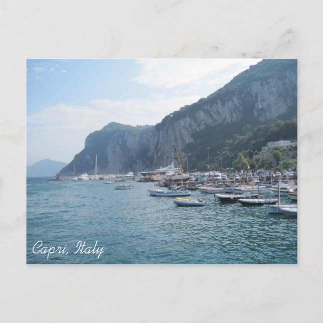 . Marina Grande, Capri, Italien Vykort (Framsida)