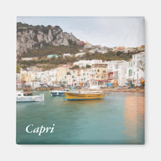 Marina Grande, Capri, Kampanien, Italien Magnet