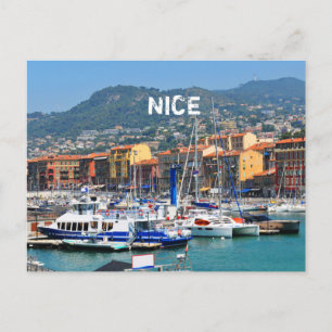 Marina i Nice, Frankrike Vykort