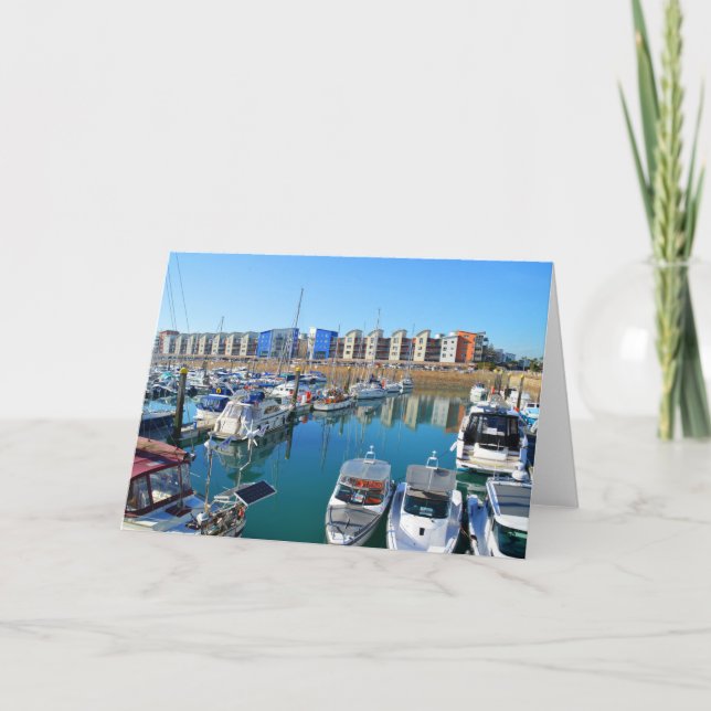 Marina i St Helier, Jersey Kort (Framsida)