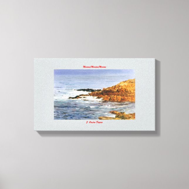 Marina/Mariña/Marine Canvastryck (Framsida)