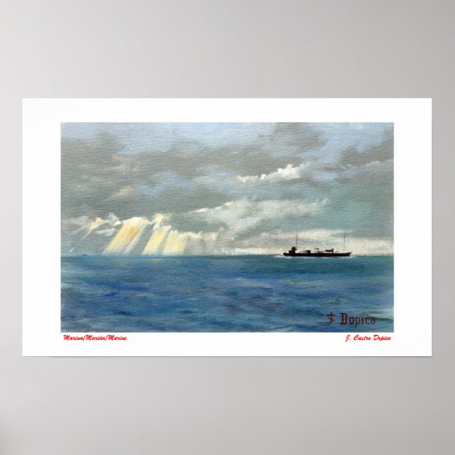 Marina/Mariña/Marine Poster (Framsidan)