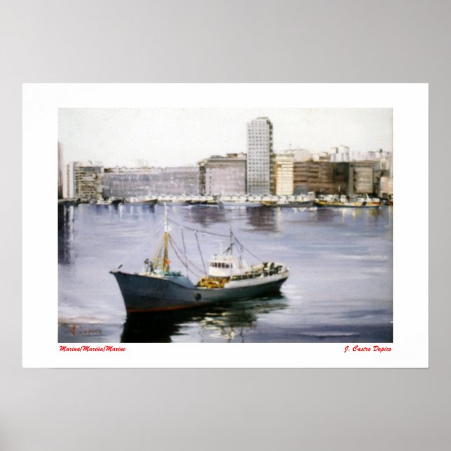 Marina/Mariña/Marine Poster (Framsidan)