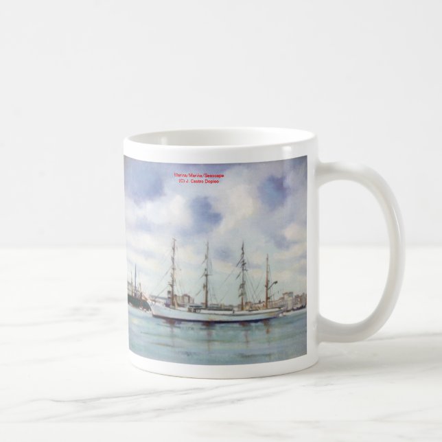 Marina/Mariña/Seascape Kaffemugg (Höger)