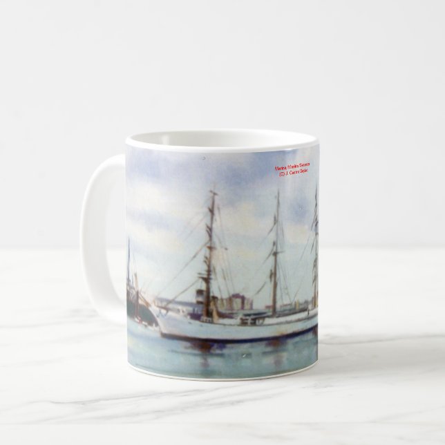 Marina/Mariña/Seascape Kaffemugg (Framsida vänster)