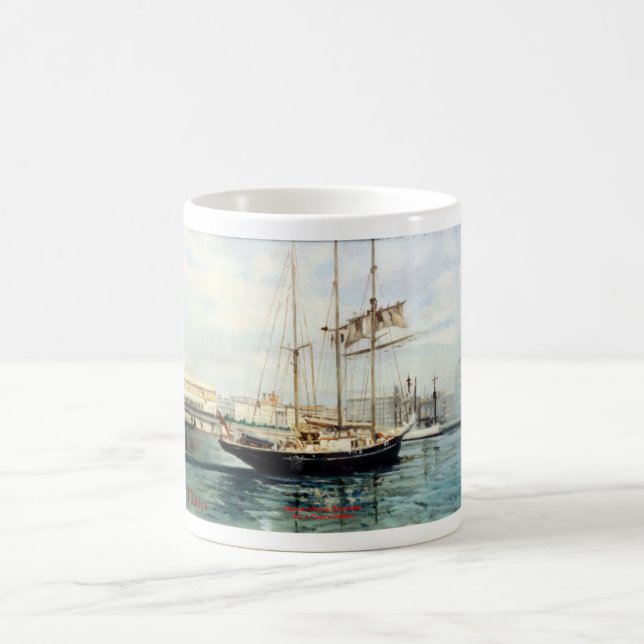 Marina/Mariña/Seascape Kaffemugg (Center)