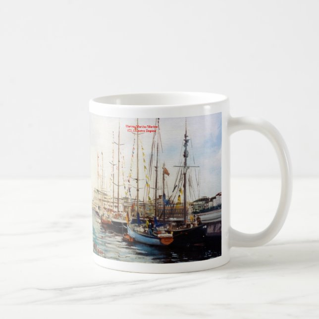 Marina/Mariña/Seascape Kaffemugg (Höger)