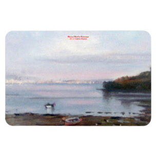 Marina/Mariña/Sjölandskap Magnet