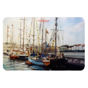Marina/Mariña/Sjölandskap Magnet