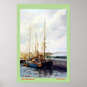 Marina/Mariña/Sjölandskap Poster