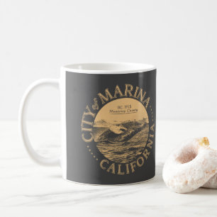 MARINA MONTEREY CALIFORNIA - HUMPBACK WHALE KAFFEMUGG